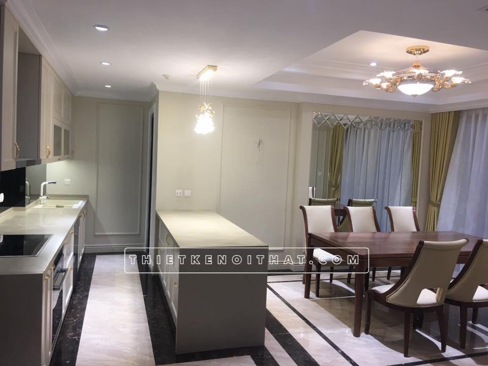 Nội thất gỗ óc chó cao cấp cho phòng ăn chung cư tân cổ điểnsang trọng Cách bố trí bộ bàn ghế ăn đúng điệu nhất dành cho mọi không gian