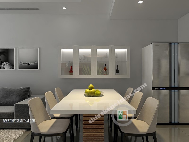 Bộ bàn ghế ăn chung cư đẹp màu kem được nhiều khách hàng yêu thích và sử dụng tại MoreHome Cách bố trí bộ bàn ghế ăn đúng điệu nhất dành cho mọi không gian
