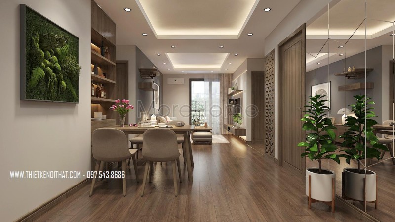 Bàn ăn gỗ công nghiệp thiết kế nhỏ gọn phù hợp với gia đình ít người Cách bố trí bộ bàn ghế ăn đúng điệu nhất dành cho mọi không gian
