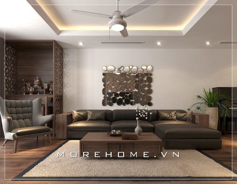 Mẫu thiết kế phòng khách chung cư đẹp mắt và tinh tế, mang đến sự đẳng cấp.