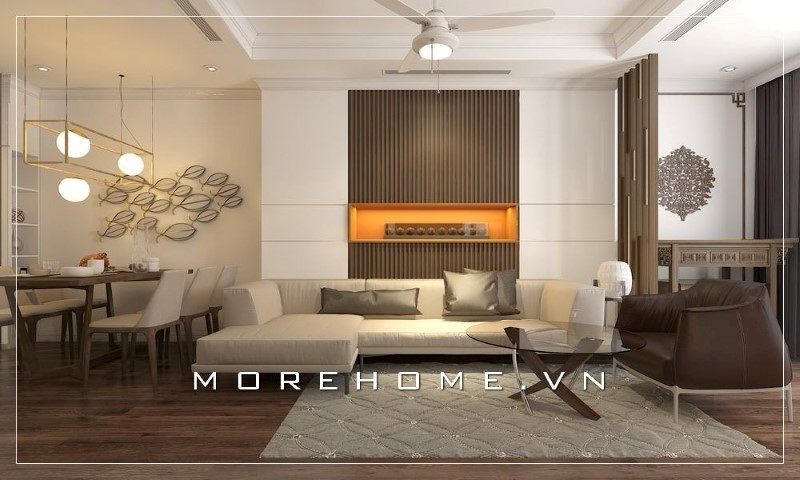Với thiết kế tinh tế, đơn giản nhưng lại có sức cuốn hút, bàn trà đã trở thành một món đồ của nhiều gia chủ.