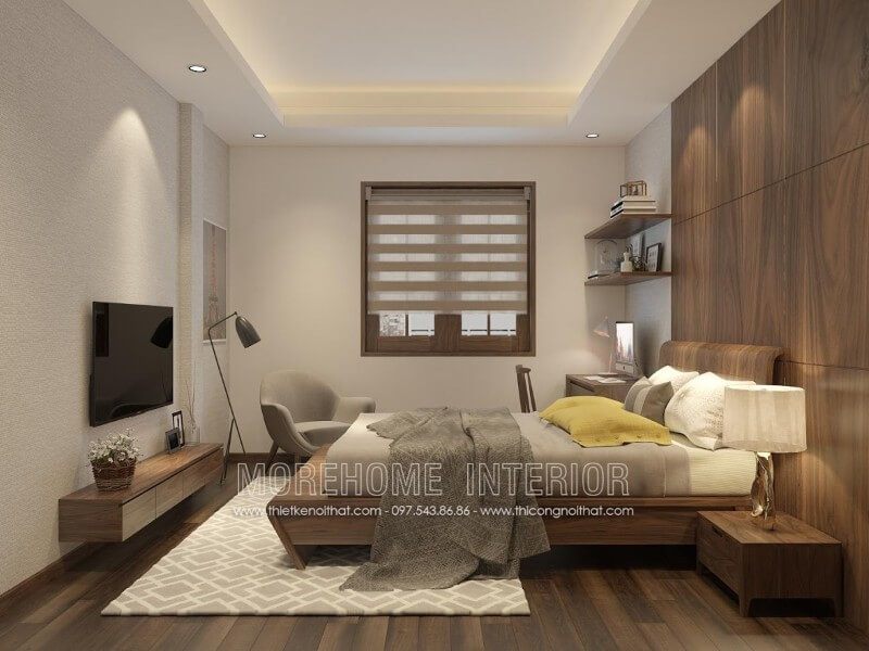 Mẫu kệ tivi gỗ óc chó treo tường hiện đại đơn giản là một trong những sản phẩm nội thất đồ gỗ óc chó phổ biến tại nhiều phòng ngủ căn hộ, nhà phố, biệt thự. Tuy nhiên, việc lựa chọn và đặt sản xuất tại đơn vị uy tín là điều quan trọng mà bạn nên quan tâm. Morehome - đơn vị chuyên thiết kế và sản xuất đồ nội thất từ gỗ óc chó đẹp tại Hà Nội, Hải Phòng, Đà Nẵng, TP. Hồ Chí Minh... là nơi bạn có thể đặt sản xuất mẫu kệ tivi gỗ óc chó treo tường hiện đại đơn giản.